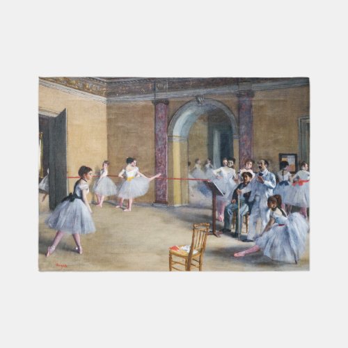 Edgar Degas _ Dance Foyer Opera rue Le Peletier Rug