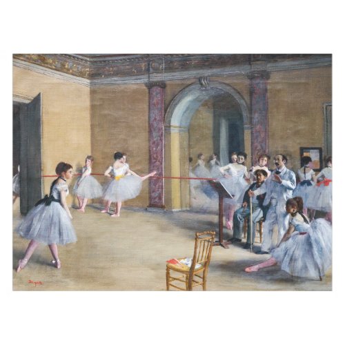 Edgar Degas _ Dance Foyer Opera rue Le Peletier Tablecloth