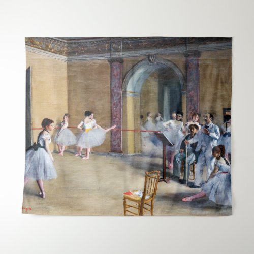 Edgar Degas _ Dance Foyer Opera rue Le Peletier Tapestry