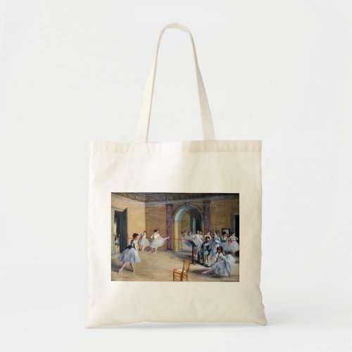 Edgar Degas _ Dance Foyer Opera rue Le Peletier Tote Bag