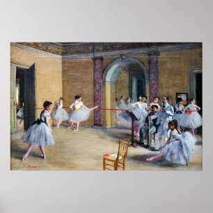 Edgar Degas - Dance Foyer, Opera Street Le Peletie Poster