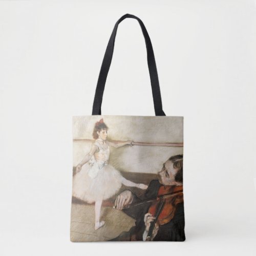 Edgar Degas Dance lesson Vintage impressionism Tote Bag