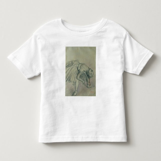 Edgar Degas | Dancer Fixing her Slipper, c.1865 Toddler T-shirt (Front)