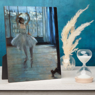 Edgar Degas Dancer in Front of a Window Plaque