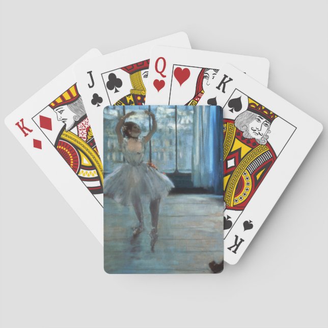 Edgar Degas | Dancer in Front of a Window Poker Cards (Back)