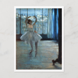 Edgar Degas Dancer in Front of a Window Postcard