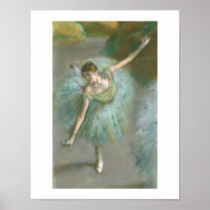 Edgar Degas Dancer in Green Poster