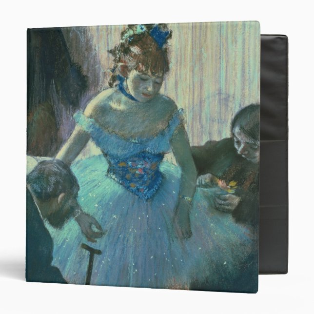 Edgar Degas | Dancer in her dressing room 3 Ring Binder (Front/Inside)