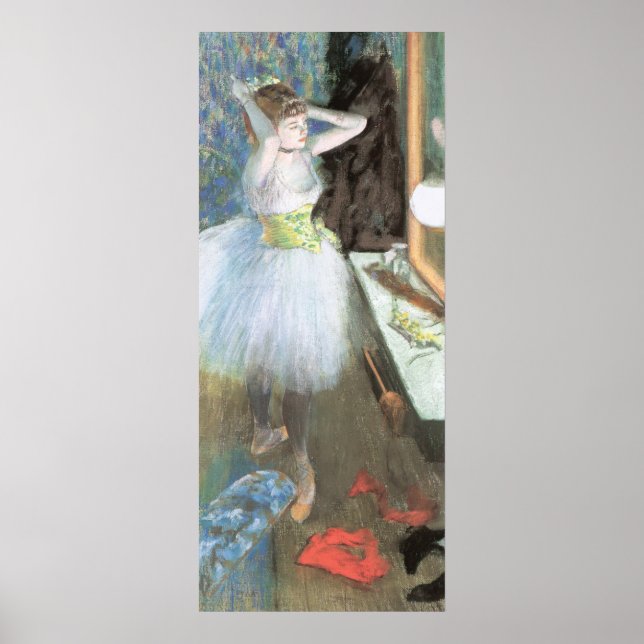 Edgar Degas Dancer In Her Dressing Room Poster (Front)