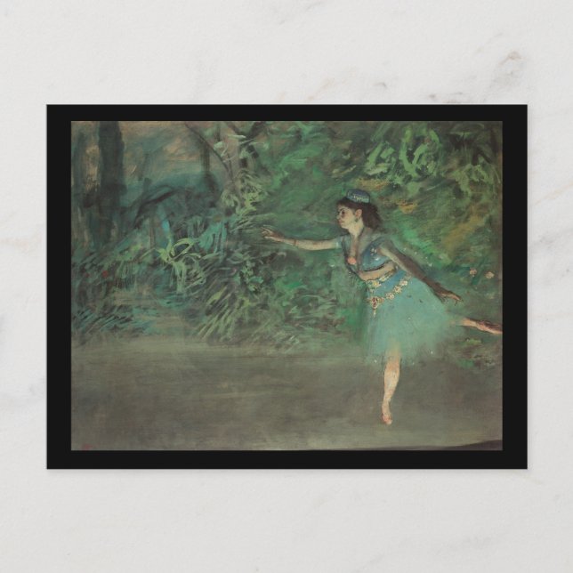 Edgar Degas Dancer On The Stage Postcard (Front)