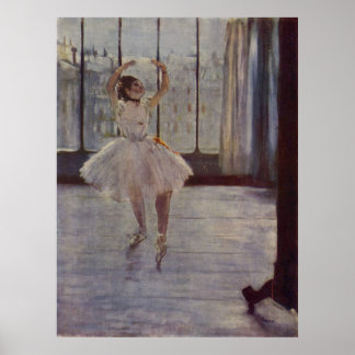 Edgar Degas - Dancer @ Photographer 1877-78 oil Poster