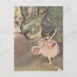 Edgar Degas | Dancer Takes A Bow | New Address Announcement Postcard at Zazzle