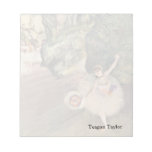 Edgar Degas | Dancer Takes A Bow Notepad at Zazzle