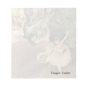 Edgar Degas Dancer Takes a Bow Notepad