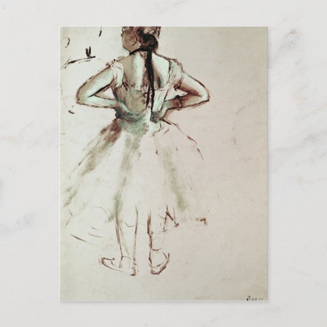 Edgar Degas | Dancer viewed from the back Postcard (Front)