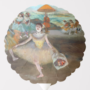 Edgar Degas - Dancer with Bouquet, Bowing on Stage Balloon
