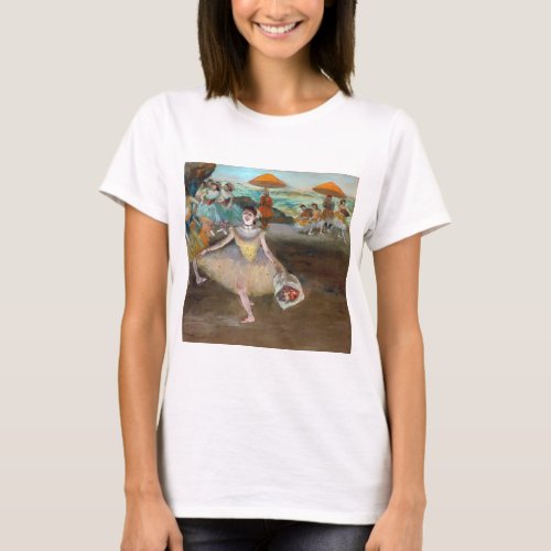 Edgar Degas _ Dancer with Bouquet Bowing on Stage T_Shirt