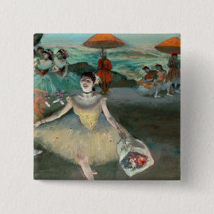 Edgar Degas Dancer with bouquet, curtseying Button