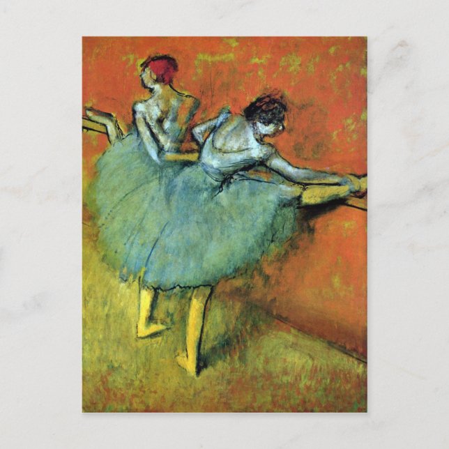 Edgar Degas - Dancers at the bar Postcard (Front)
