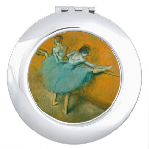 Edgar Degas Dancers at the Barre Print: Ballet Art Compact Mirror