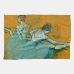Edgar Degas Dancers at the Barre Print: Ballet Art Kitchen Towel