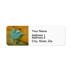 Edgar Degas Dancers at the Barre Print: Ballet Art Label