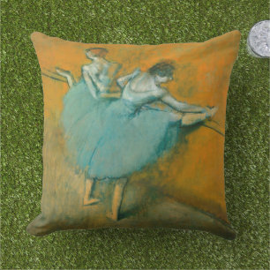 Edgar Degas Dancers at the Barre Print: Ballet Art Outdoor Pillow