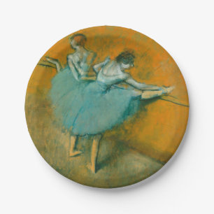 Edgar Degas Dancers at the Barre Print: Ballet Art Paper Plates