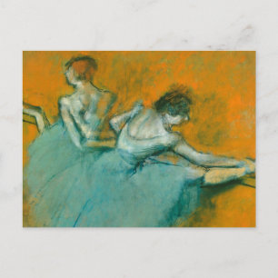 Edgar Degas Dancers at the Barre Print: Ballet Art Postcard
