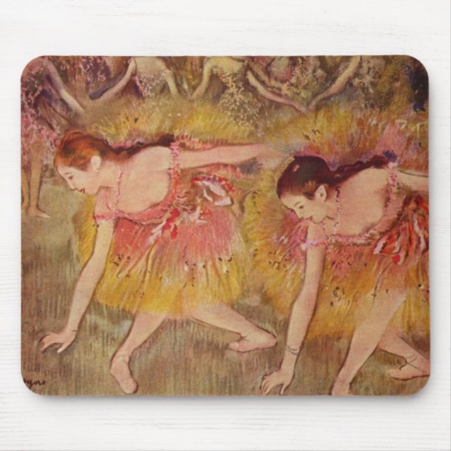 Edgar Degas Dancers Bending Down  Mouse Pad (Front)