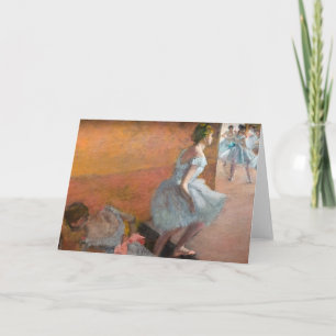 Edgar Degas - Dancers Climbing a Staircase Card