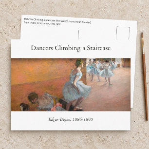 Edgar Degas - Dancers Climbing a Staircase Postcard