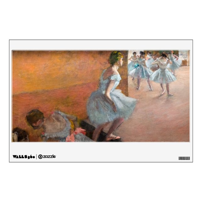 Edgar Degas - Dancers Climbing a Staircase Wall Decal (Front)