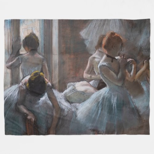 Edgar Degas _ Dancers Fleece Blanket