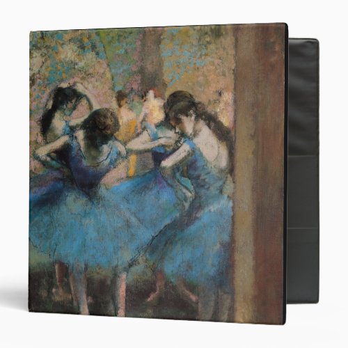 Edgar Degas  Dancers in blue 1890 Binder
