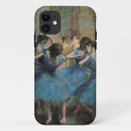 Edgar Degas  Dancers in blue 1890 iPhone 11 Case