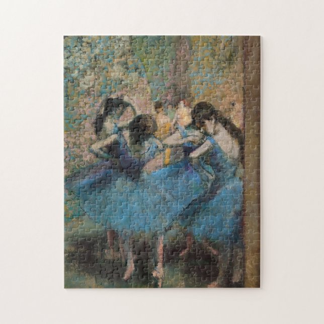 Edgar Degas | Dancers in blue, 1890 Jigsaw Puzzle (Vertical)