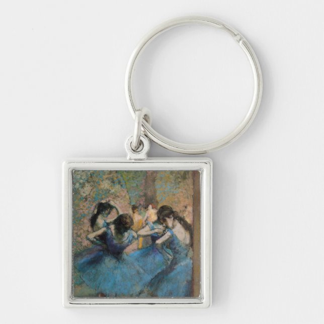 Edgar Degas | Dancers in blue, 1890 Keychain (Front)