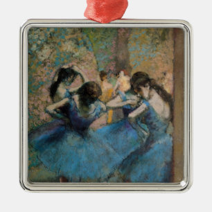 Edgar Degas Dancers in blue, 1890 Metal Ornament