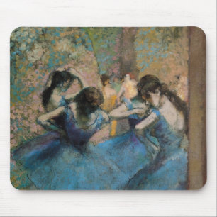 Edgar Degas Dancers in blue, 1890 Mouse Pad