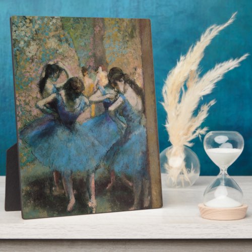 Edgar Degas  Dancers in blue 1890 Plaque