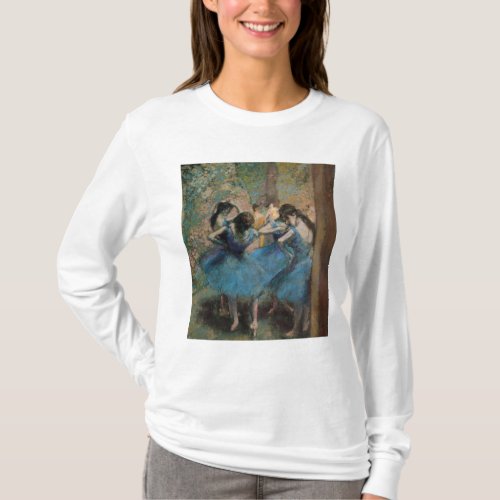 Edgar Degas  Dancers in blue 1890 T_Shirt