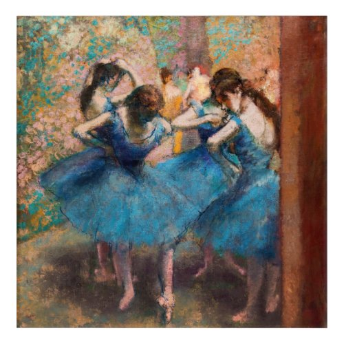 Edgar Degas _ Dancers in blue Acrylic Print