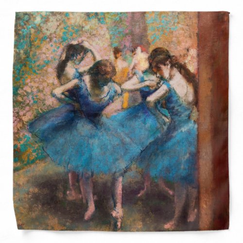 Edgar Degas _ Dancers in blue Bandana