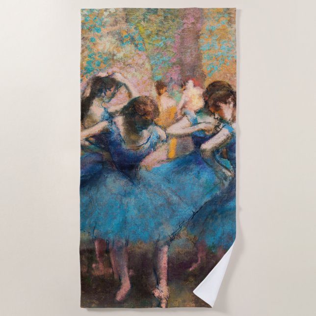 Edgar Degas - Dancers in blue Beach Towel (Front)