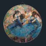 Edgar Degas - Dancers in blue Dart Board<br><div class="desc">Dancers in blue / Danseuses bleues - Edgar Degas,  1890-1893</div>