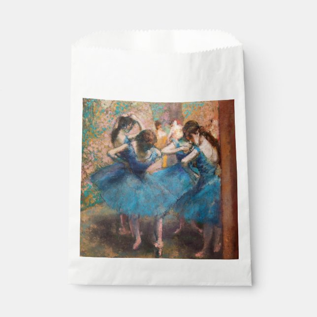 Edgar Degas - Dancers in blue Favor Bag (Front)