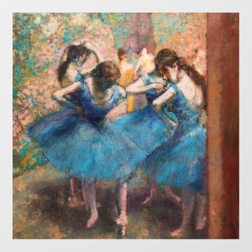 Edgar Degas _ Dancers in blue Floor Decals