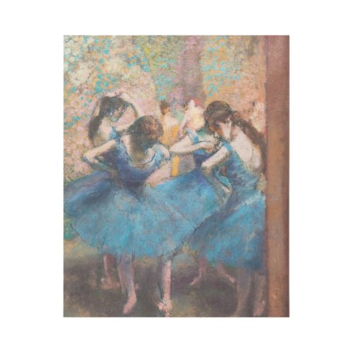 Edgar Degas _ Dancers in blue Gallery Wrap