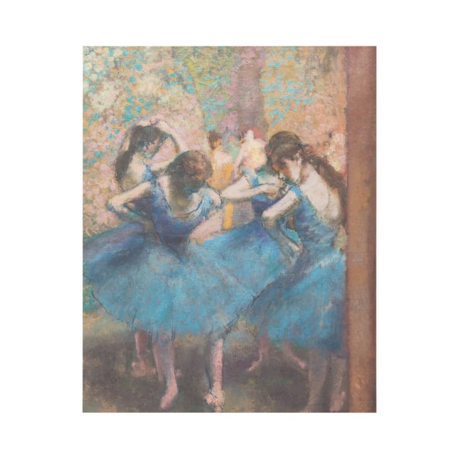 Edgar Degas - Dancers in blue Gallery Wrap (Front)